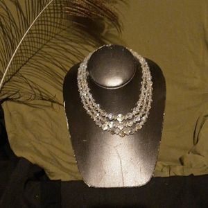 Vintage sparkly three strand